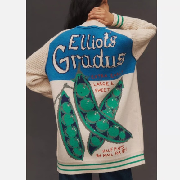 Anthropologie Sweaters - Anthropologie 2025 Pea Pod Varsity Cardigan